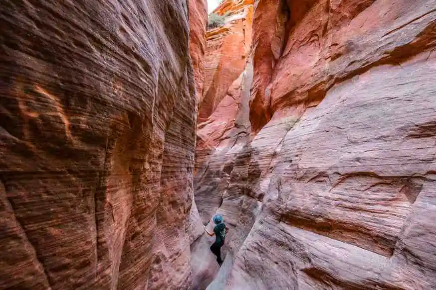 Red Hollow Slot Canyon Hike In Orderville Utah